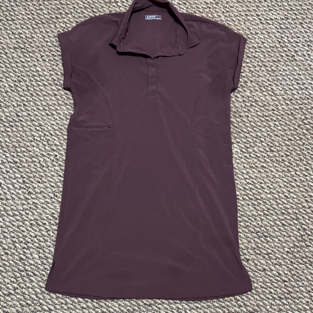 Hi-Tec Burgundy Lightweight Sports Athletic Casual Dress